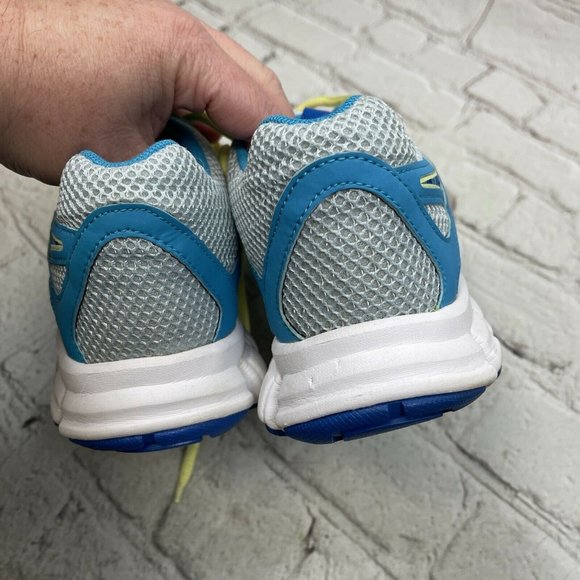 Reebok - Smoothflex Flyer Blue Lemon White Running Shoes - Women's 8.5 - V61472 - Picture 5 of 7